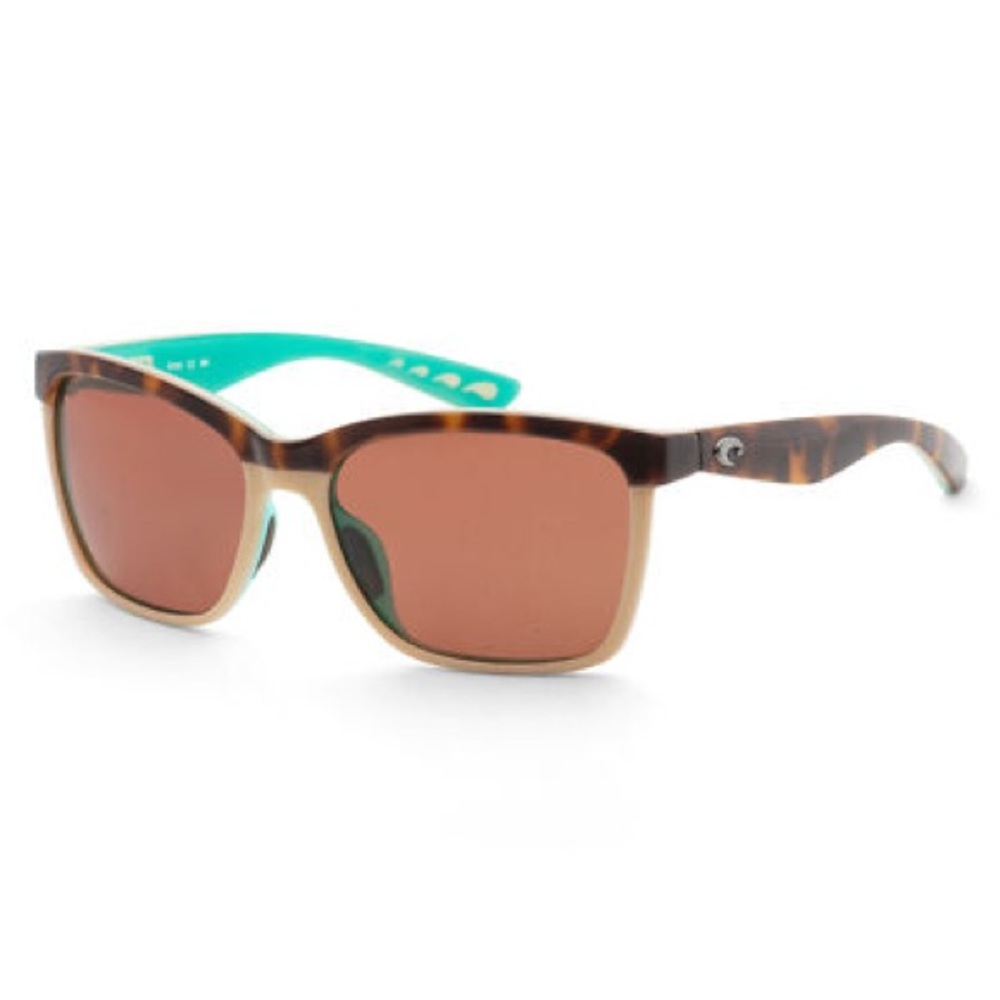 Costa Tortoise and Teal Sunglasses